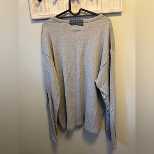 GAP Heather Gray Long Sleeve Top